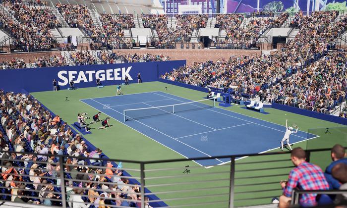Grandstand at the Billy Jean King Tennis Center - Section 103 Seat View