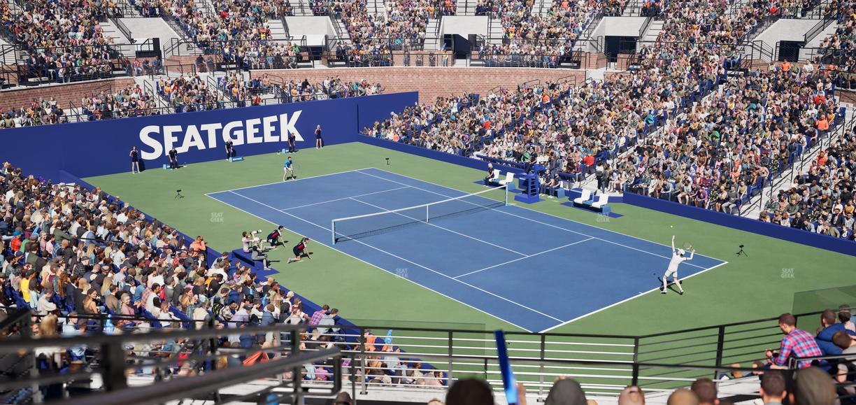 Grandstand at the Billy Jean King Tennis Center - Section 104 Seat View
