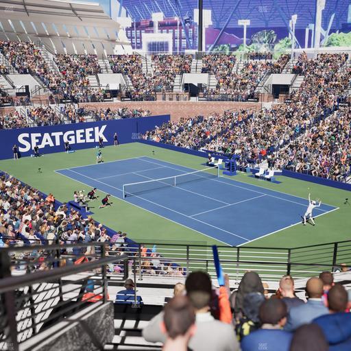 Grandstand at the Billy Jean King Tennis Center - Section 104 Seat View