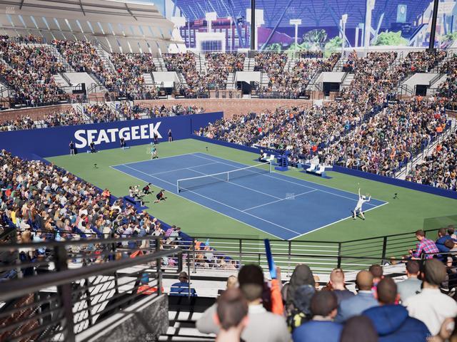Grandstand at the Billy Jean King Tennis Center - Section 104 Seat View