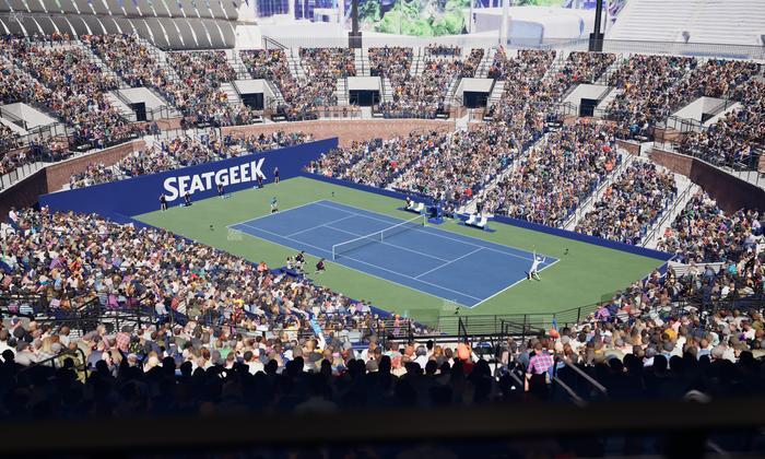 Grandstand at the Billy Jean King Tennis Center - Section 105 A Seat View