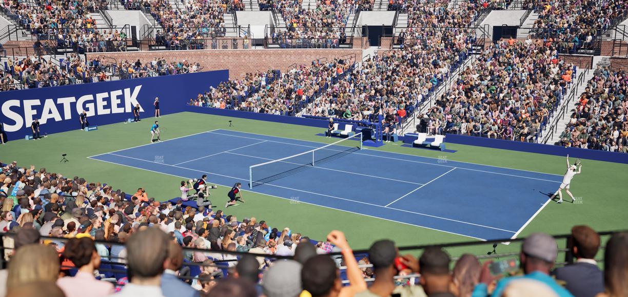 Grandstand at the Billy Jean King Tennis Center - Section 105 Seat View