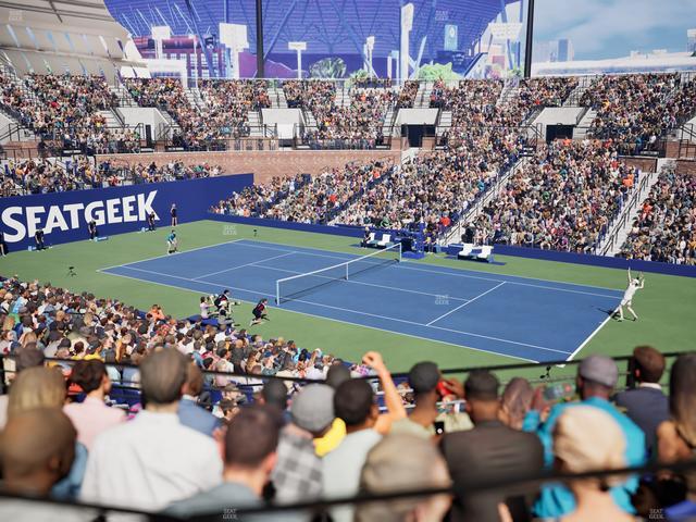 Grandstand at the Billy Jean King Tennis Center - Section 105 Seat View