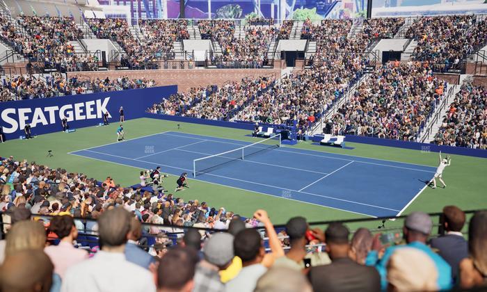 Grandstand at the Billy Jean King Tennis Center - Section 105 Seat View
