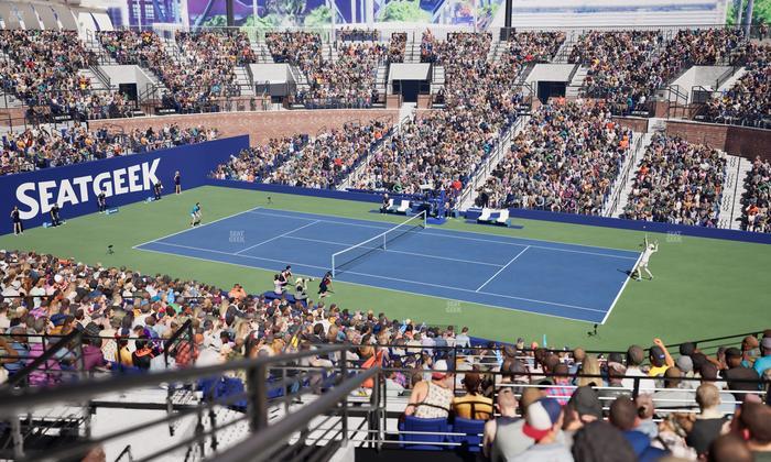 Grandstand at the Billy Jean King Tennis Center - Section 106 Seat View