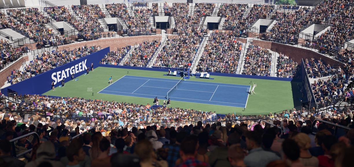 Grandstand at the Billy Jean King Tennis Center - Section 107 Seat View