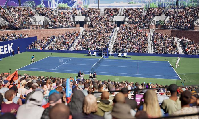 Grandstand at the Billy Jean King Tennis Center - Section 108 Seat View