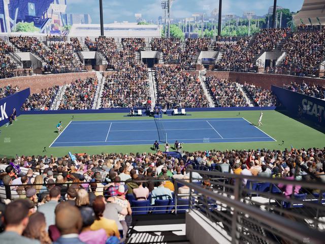 Grandstand at the Billy Jean King Tennis Center - Section 109 Seat View