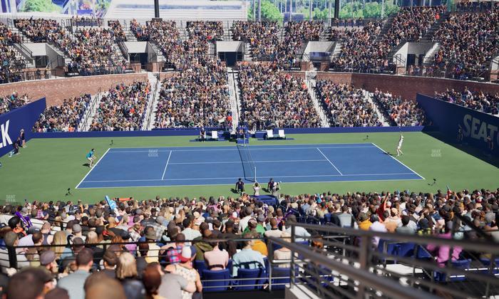Grandstand at the Billy Jean King Tennis Center - Section 109 Seat View