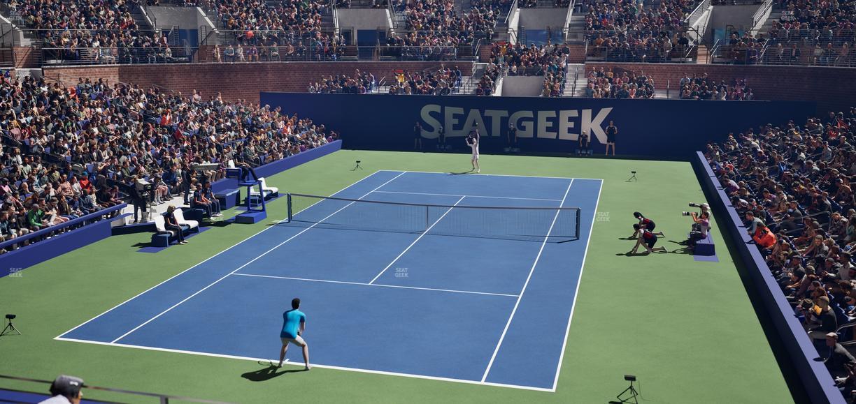 Grandstand at the Billy Jean King Tennis Center - Section 11 A Seat View
