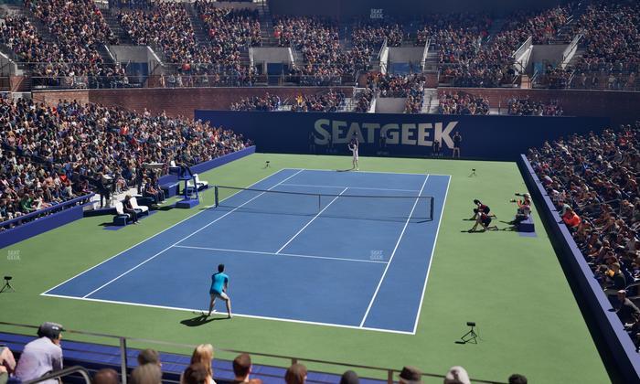 Grandstand at the Billy Jean King Tennis Center - Section 11 A Seat View