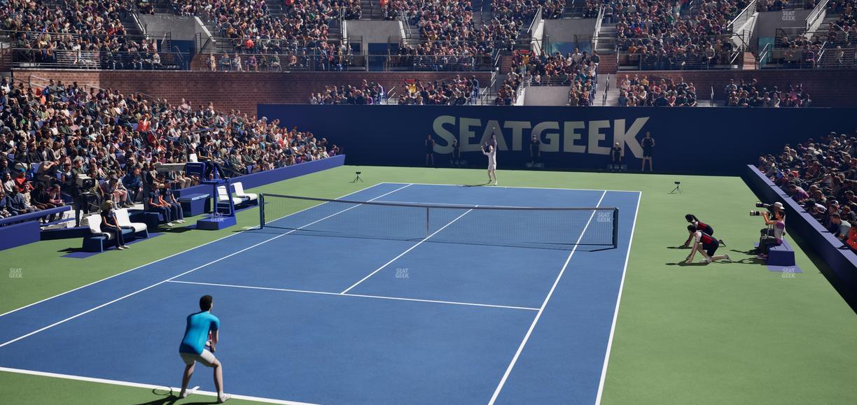 Grandstand at the Billy Jean King Tennis Center - Section 11 Seat View