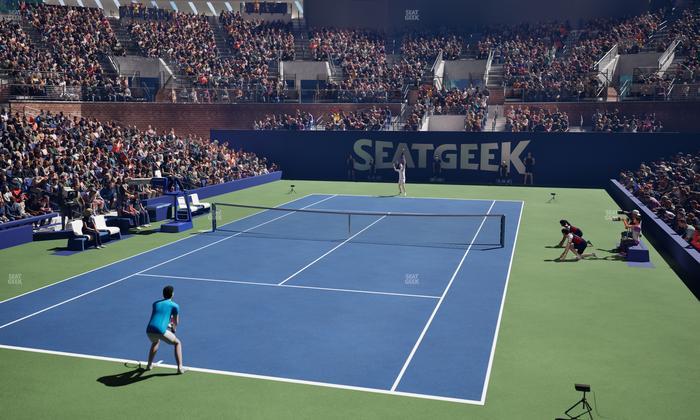 Grandstand at the Billy Jean King Tennis Center - Section 11 Seat View
