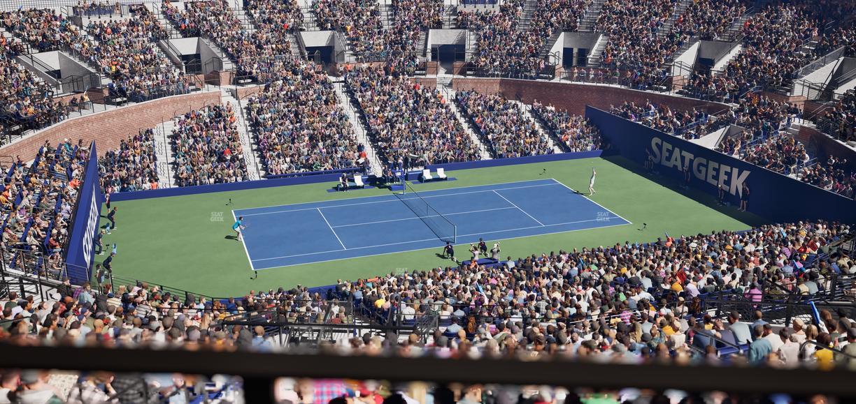 Grandstand at the Billy Jean King Tennis Center - Section 110 A Seat View