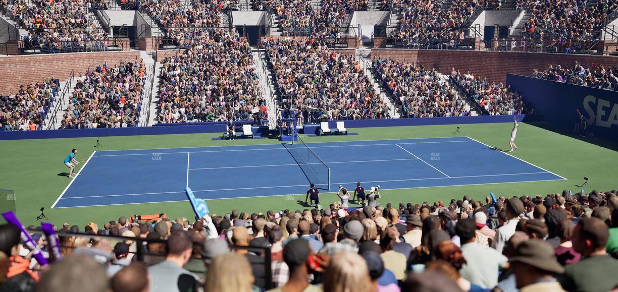 Grandstand at the Billy Jean King Tennis Center - Section 110 Seat View