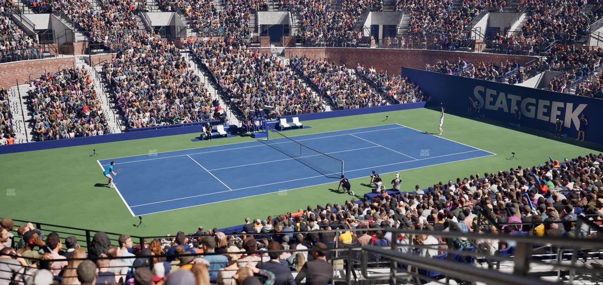 Grandstand at the Billy Jean King Tennis Center - Section 111 Seat View