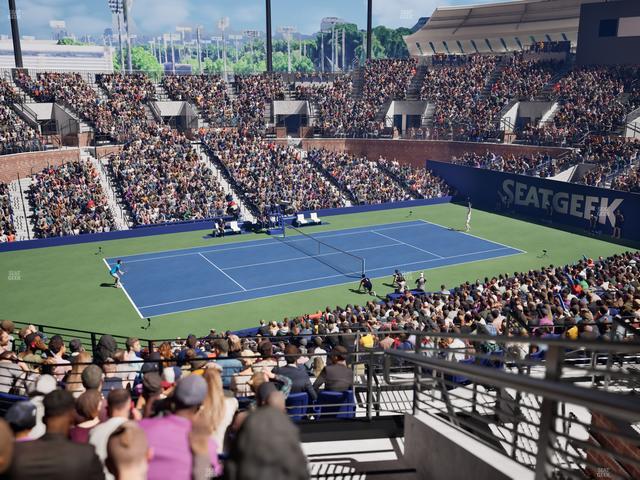 Grandstand at the Billy Jean King Tennis Center - Section 111 Seat View