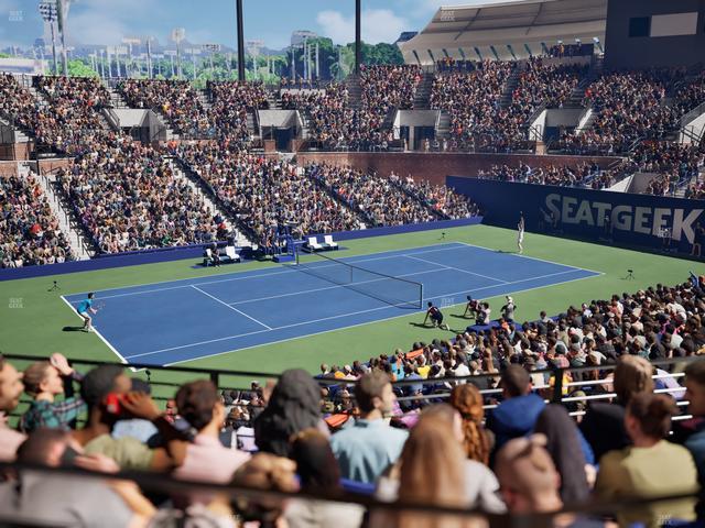 Grandstand at the Billy Jean King Tennis Center - Section 112 Seat View