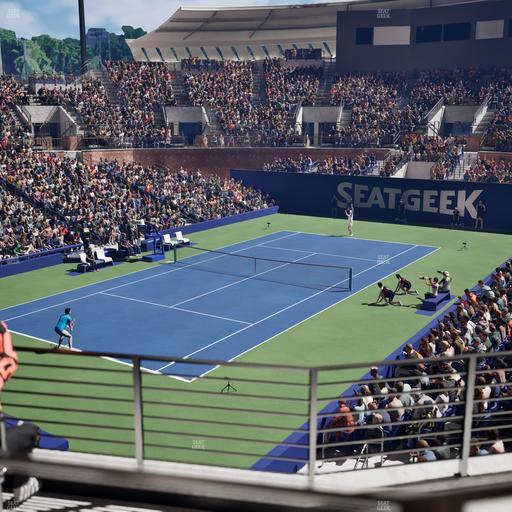 Grandstand at the Billy Jean King Tennis Center - Section 113 Seat View