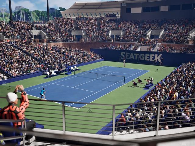 Grandstand at the Billy Jean King Tennis Center - Section 113 Seat View