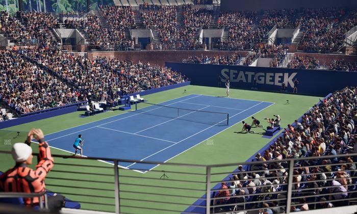 Grandstand at the Billy Jean King Tennis Center - Section 113 Seat View