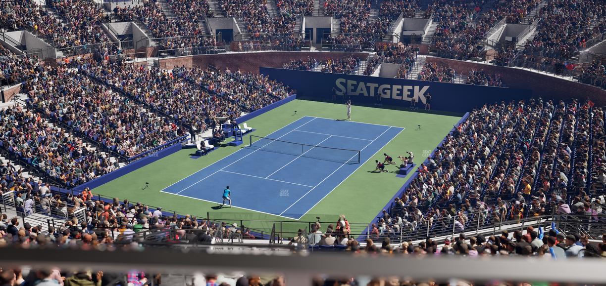 Grandstand at the Billy Jean King Tennis Center - Section 114 A Seat View