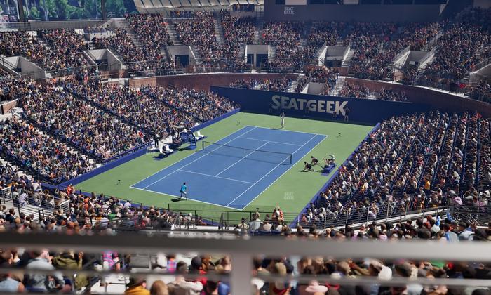 Grandstand at the Billy Jean King Tennis Center - Section 114 A Seat View