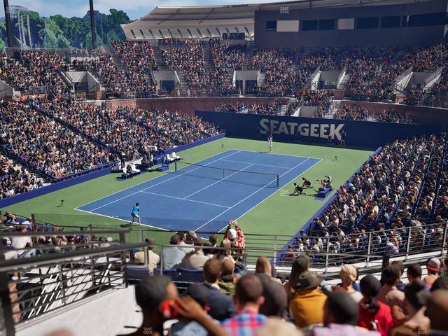Grandstand at the Billy Jean King Tennis Center - Section 114 Seat View