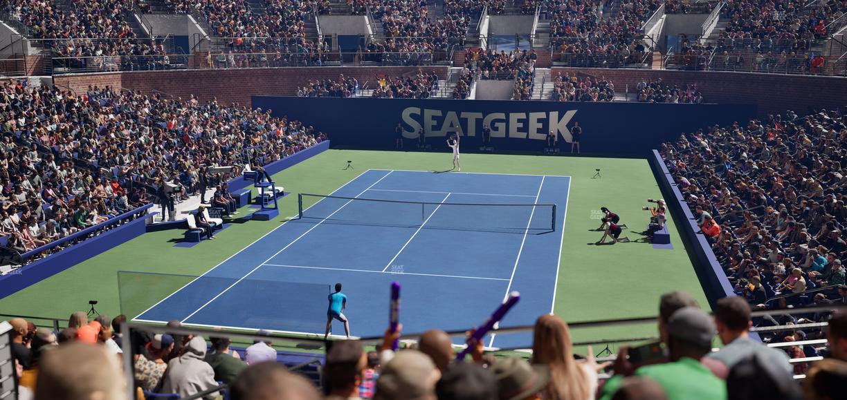 Grandstand at the Billy Jean King Tennis Center - Section 115 Seat View