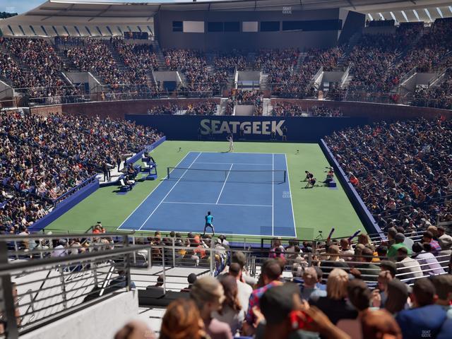 Grandstand at the Billy Jean King Tennis Center - Section 116 Seat View