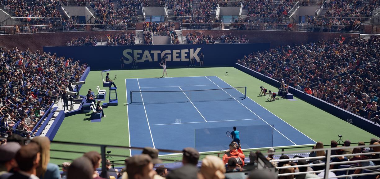 Grandstand at the Billy Jean King Tennis Center - Section 117 Seat View