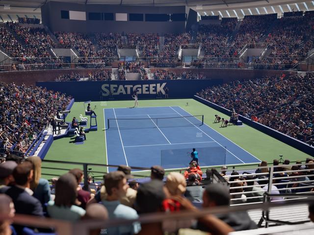 Grandstand at the Billy Jean King Tennis Center - Section 117 Seat View