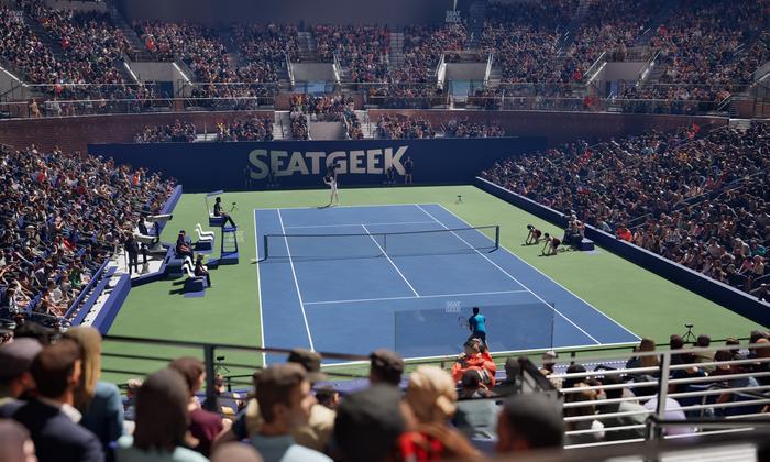 Grandstand at the Billy Jean King Tennis Center - Section 117 Seat View