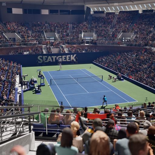 Grandstand at the Billy Jean King Tennis Center - Section 118 Seat View