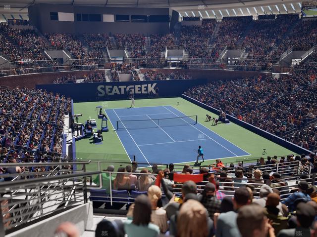 Grandstand at the Billy Jean King Tennis Center - Section 118 Seat View