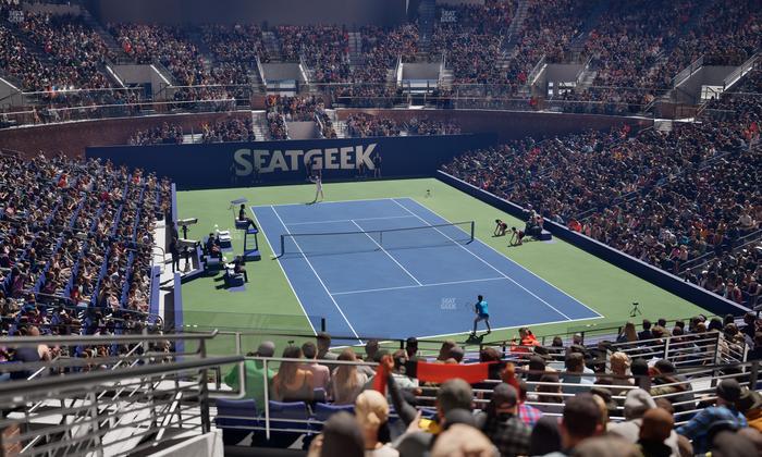 Grandstand at the Billy Jean King Tennis Center - Section 118 Seat View
