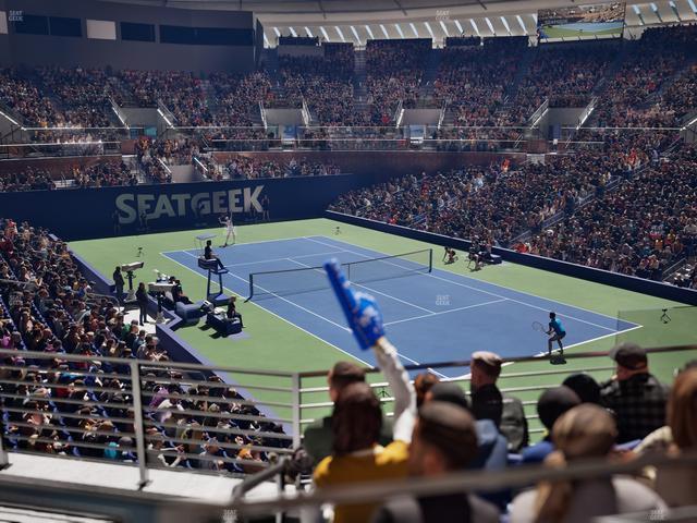 Grandstand at the Billy Jean King Tennis Center - Section 119 Seat View