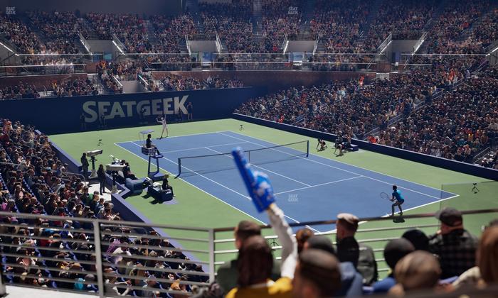 Grandstand at the Billy Jean King Tennis Center - Section 119 Seat View