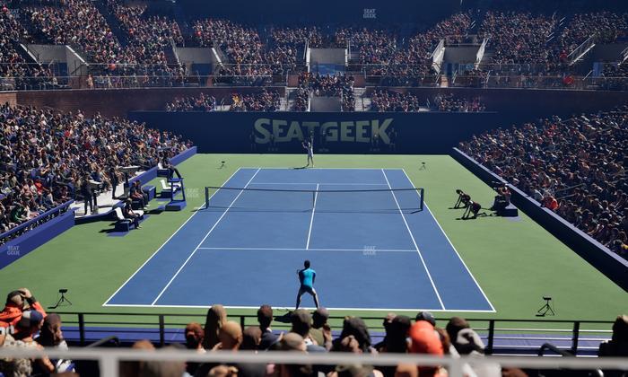 Grandstand at the Billy Jean King Tennis Center - Section 12 A Seat View