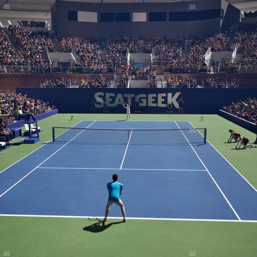 Grandstand at the Billy Jean King Tennis Center - Section 12 Seat View
