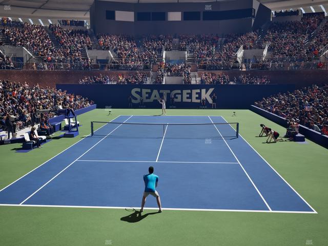Grandstand at the Billy Jean King Tennis Center - Section 12 Seat View