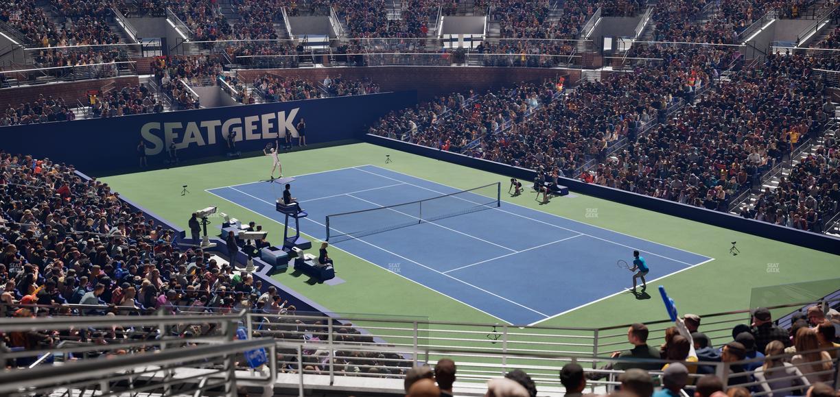 Grandstand at the Billy Jean King Tennis Center - Section 120 Seat View