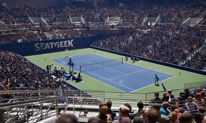 Grandstand at the Billy Jean King Tennis Center - Section 120 Seat View