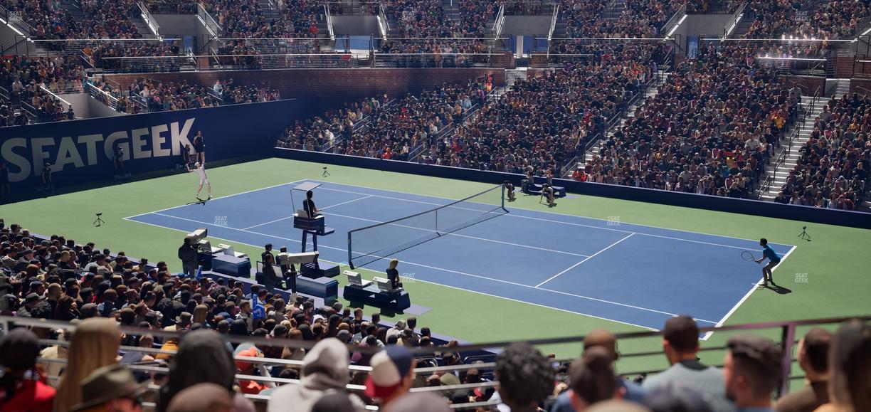 Grandstand at the Billy Jean King Tennis Center - Section 121 Seat View