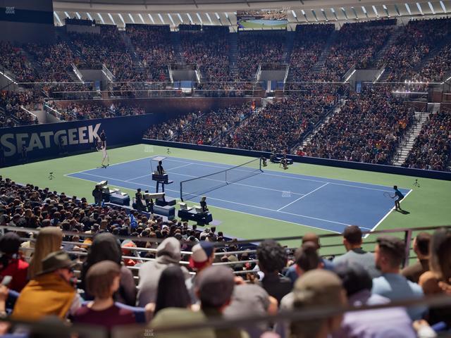 Grandstand at the Billy Jean King Tennis Center - Section 121 Seat View