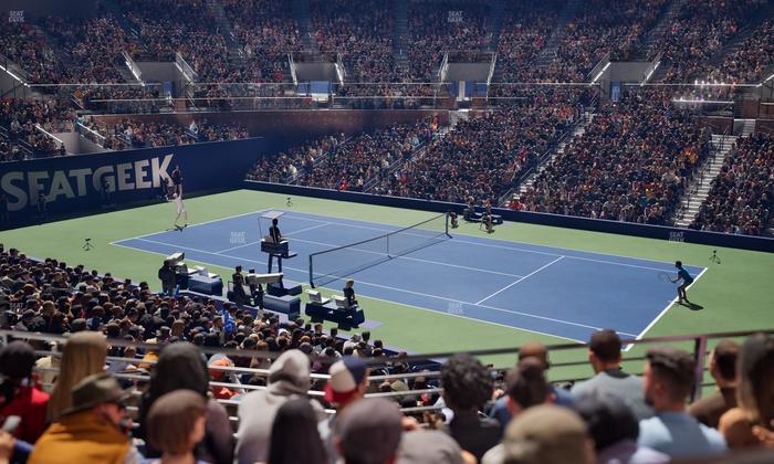 Grandstand at the Billy Jean King Tennis Center - Section 121 Seat View