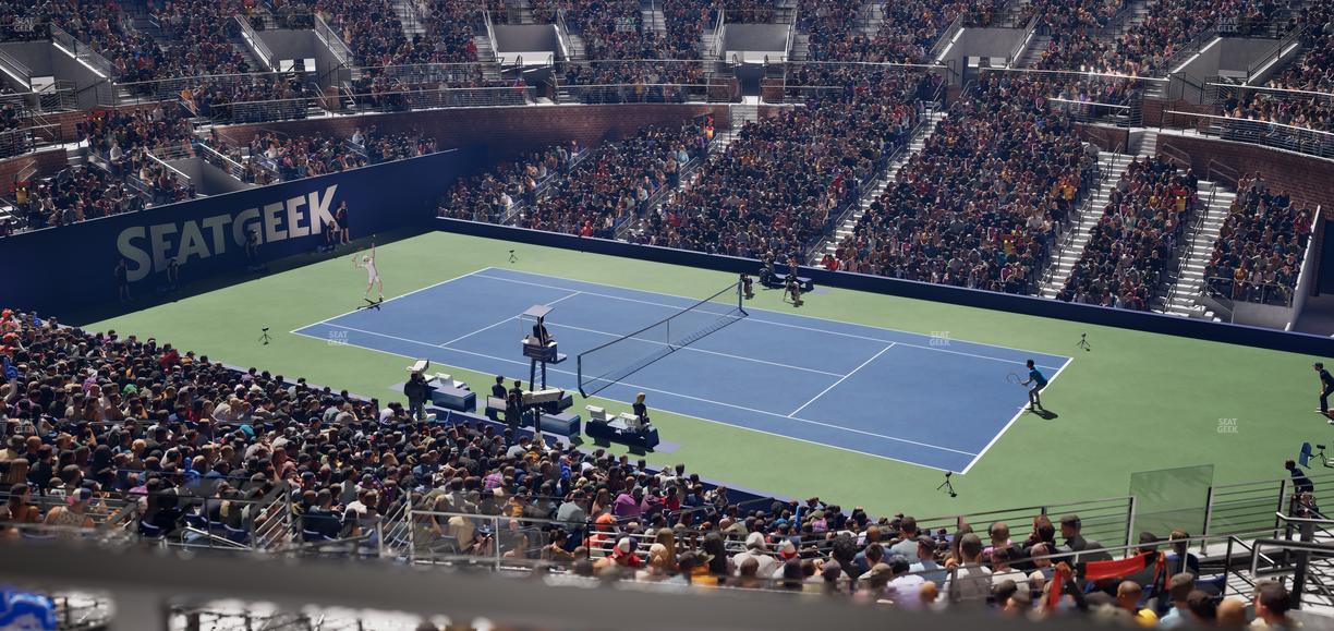 Grandstand at the Billy Jean King Tennis Center - Section 122 A Seat View