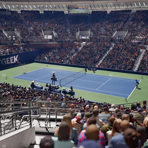 Grandstand at the Billy Jean King Tennis Center - Section 122 Seat View