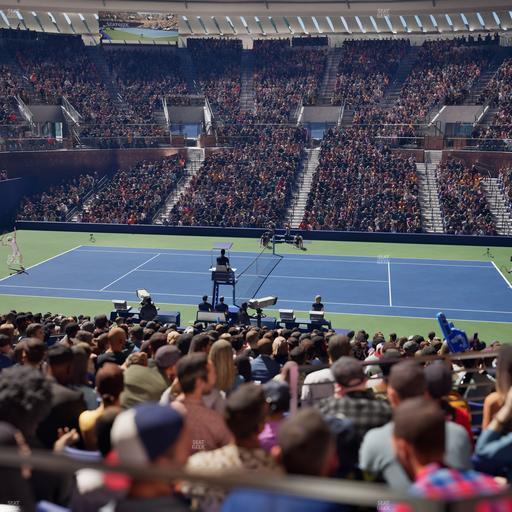 Grandstand at the Billy Jean King Tennis Center - Section 123 Seat View