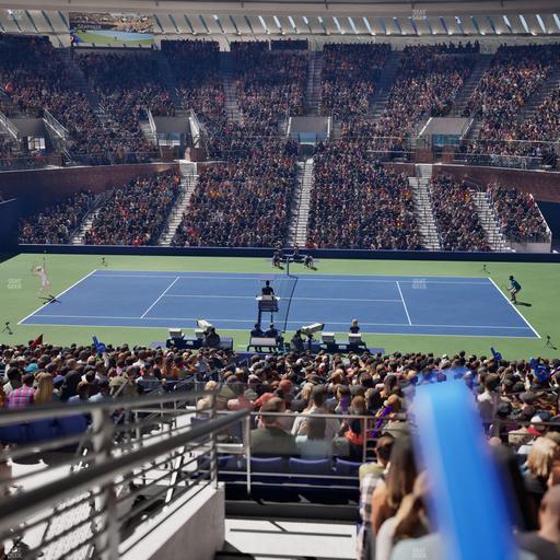 Grandstand at the Billy Jean King Tennis Center - Section 124 Seat View
